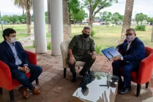 El Gobernador recibi al nuevo Jefe de la Agrupacin VIII de Gendarmera