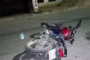 Motociclista lesionado en un siniestro vial en Valle Viejo