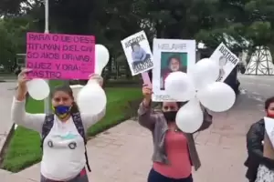 Mala praxis mdica: Familiares de Melanie marcharon en Capital pidiendo justicia
