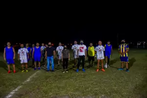 Juventud inaugur su nueva luminaria