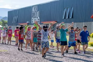 Comenz la colonia de verano en Fray Mamerto Esqui