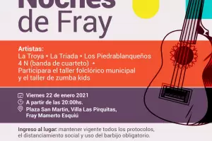 Llegan las Noches de Fray