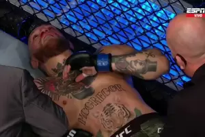 McGregor sufri� una impactante derrota por nocaut ante Poirier en su vuelta a la UFC