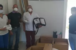 El Hospital Malbrn recibi 10 equipos de oxigenoterapia de alto flujo