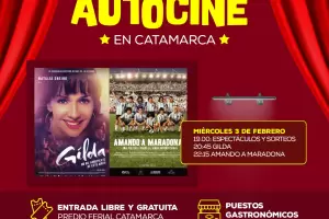 Este mircoles Gilda y Maradona en el Autocine del Predio Ferial