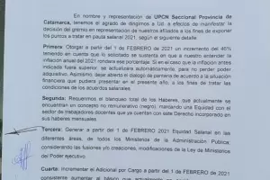 UPCN present el pedido por un 46% de incremento salarial