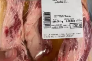 Las imgenes de carne a precios populares que difundi El Dipy y generaron indignacin en las redes sociales