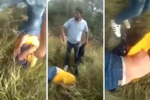 Internan a un chico brutalmente golpeado por un polica al que intent asaltar con un cuchillo