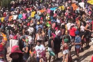 Descontrol en Tilcara: carnaval sin barbijo y sin distanciamiento