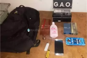 Detienen a un hombre y secuestran elementos de dudosa procedencia