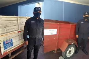 Recuperan un carro que hab�a sido sustra�do