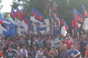 La agrupacin Martn Fierro, en plan de lucha, reclama trabajo digno