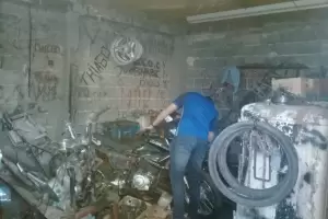 Secuestraron varios motores de motocicletas adulterados de un taller mecnico