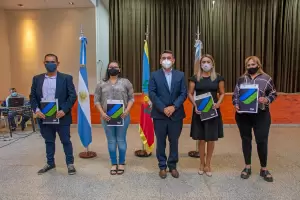 Asumieron nuevos funcionarios en Fray Mamerto Esqui