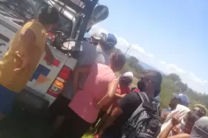 Cortan la ruta 38 en Huillapima