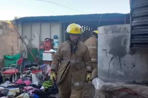 Se incendi una casa en Beln