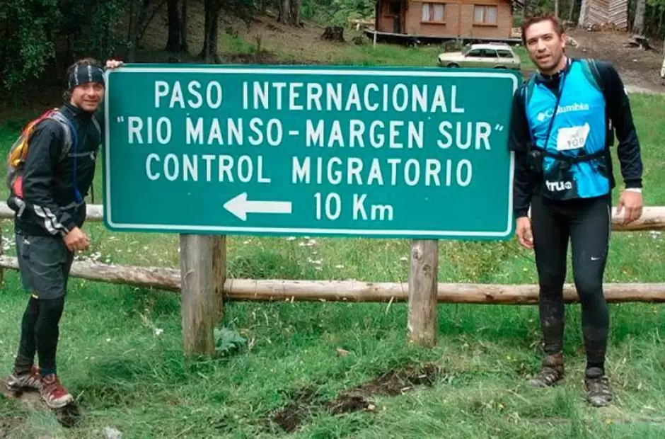 Emilio Sella (derecha) tena una vida muy activa relacionada al deporte.