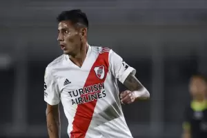 Tras su salida de River Plate, Fabrizio Angileri fue presentado en el Getafe