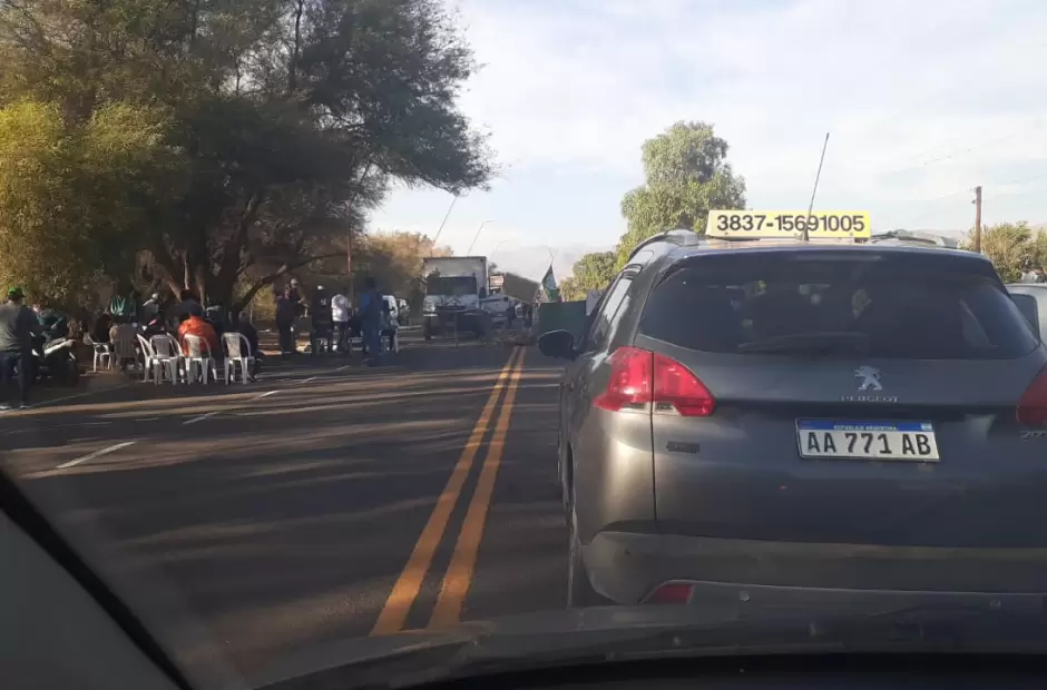 En Fiambala, sobre RNN 60, otro corte.