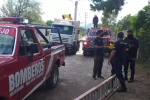 Discuti con su ex pareja y esta le habra prendido fuego a la vivienda