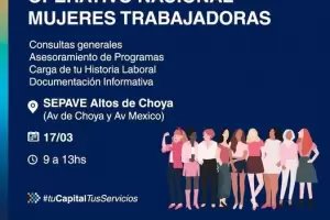 Organismos nacionales salen a los barrios para atender las necesidades de las vecinas