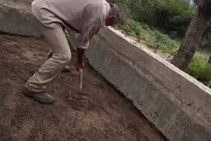 AySA realiza tareas de mantenimiento en el paraje El Mtico