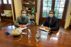 El ministro Rivera con gestiones ante la Nacin