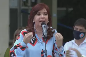 Cristina Kirchner apunt contra la familia Macri durante el acto del 24 de Marzo