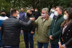 El Gobernador Jalil recorri� obras y anunci� una nueva ruta