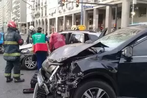 Campuzano protagoniz un violento choque mientras iba al entrenamiento de Boca
