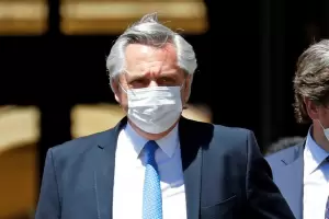 Alberto Fern�ndez confirm� que dio positivo de coronavirus