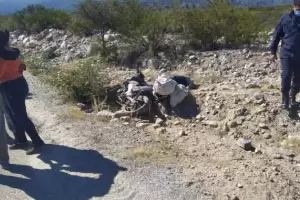 Falleci un cosechero al derrapar la moto en la que viajaba transportando una bolsa con nueces