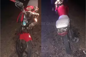 Joven derrap con su moto y result lesionado en Valle Viejo