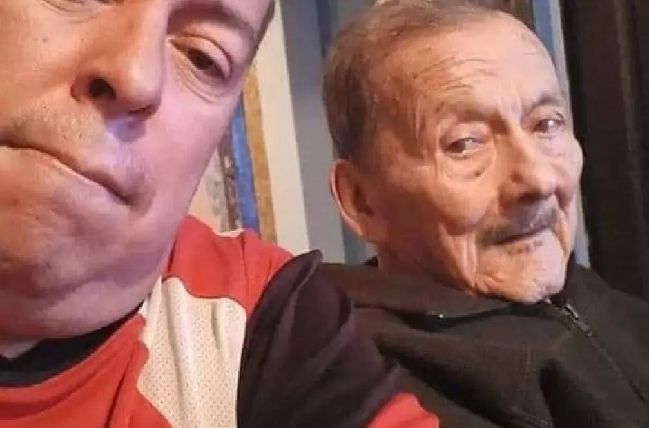 Dr. Marcelo Vildoza y su padre.