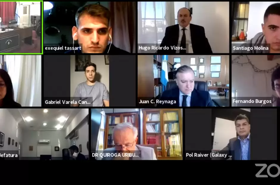 El juicio se llev adelante va Zoom.