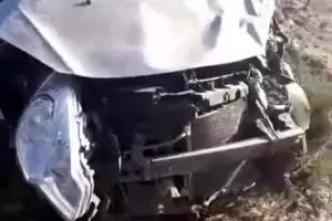 Espectacular vuelco en La Paz: graves da�os y lesiones leves