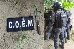 Fue aprehendido tras amenazar con un arma blanca a su ex