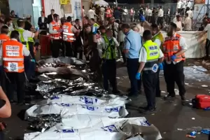 VIDEO: los momentos de pnico de la fatal estampida en Israel que dej 44 muertos