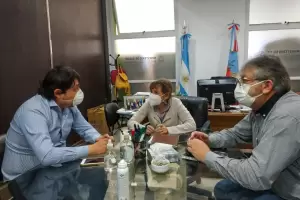 La ministra Palladino se reuni con el intendente de Tinogasta por el hospital zonal