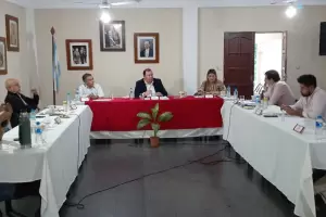 Encuentro de concejales radicales en Fray Mamerto Esqui
