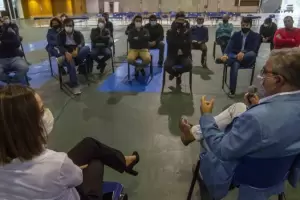 Jalil recibi a gremios y cmaras vinculadas con la minera