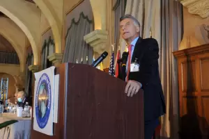 Mauricio Macri, en Miami: La democracia en la Argentina est amenazada