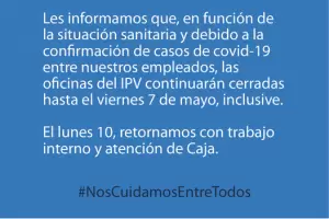 Brote de contagios de Covid-19 en el IPV
