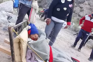 El Tolar:  otra vez se debi trasladar a un nio en angarillas hasta Beln