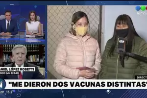 A una mujer le dieron dos vacunas distintas contra el Covid-19 y se descompuso