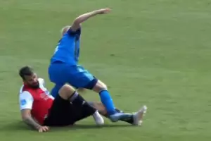 La espeluznante lesin de Lucas Pratto en el ftbol de Holanda