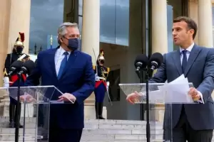 Alberto Fernndez recibi el respaldo de Emmanuel Macron: Francia est a su lado"