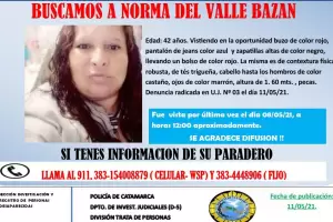 Buscan intensamente a una mujer desaparecida en la Capital