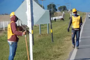Comenz la obra del puente sobre la ruta 21