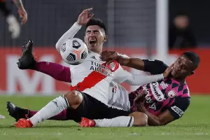 Sigue el alerta en River: Agustn Fontana se retir de la prctica y le harn estudios